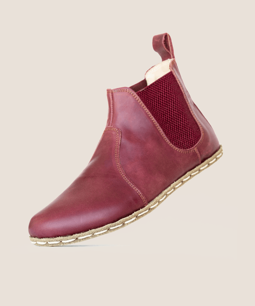 edebarefoot Burgundy Women BRK
