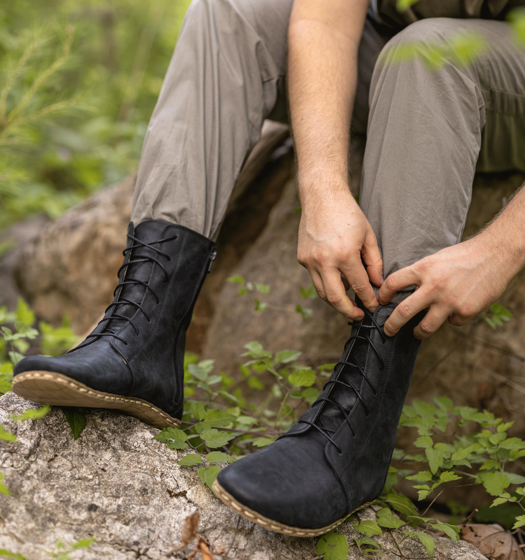 edebarefoot Raven Black CFR Series Men