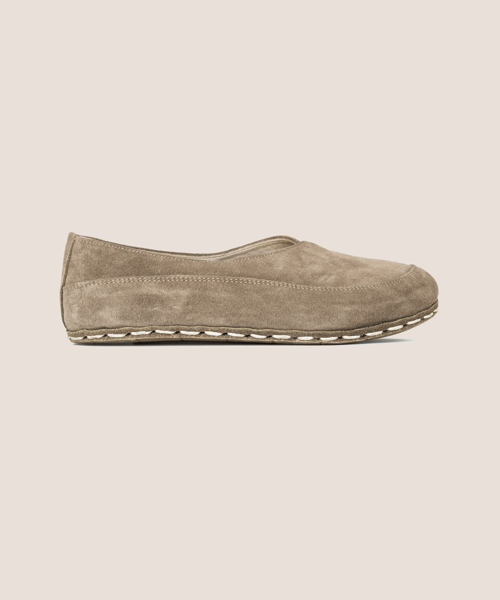 edebarefoot Beige Dawn Suede