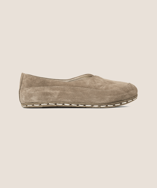 edebarefoot Beige Dawn Suede