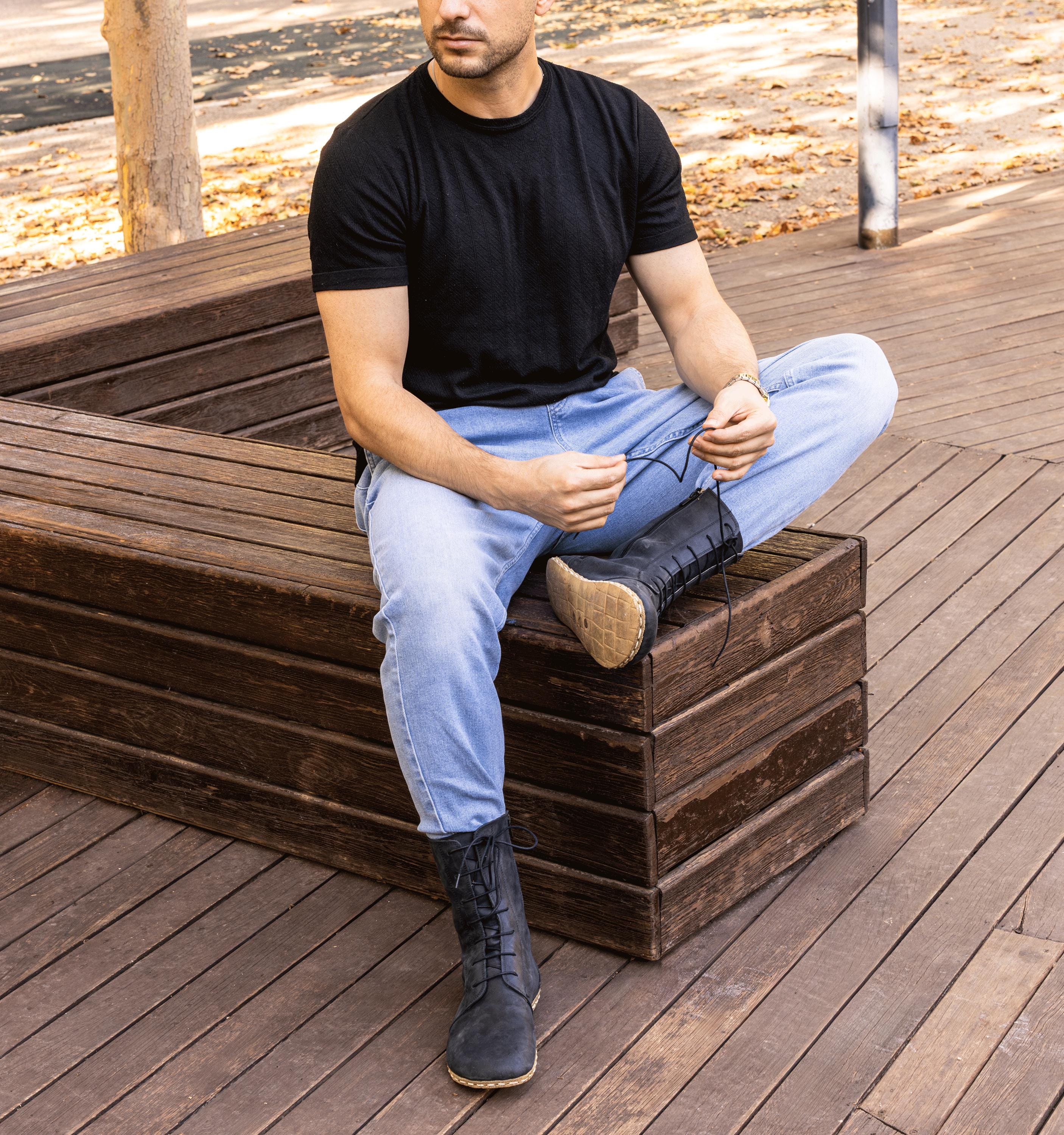 edebarefoot Raven Black CFR Series Men