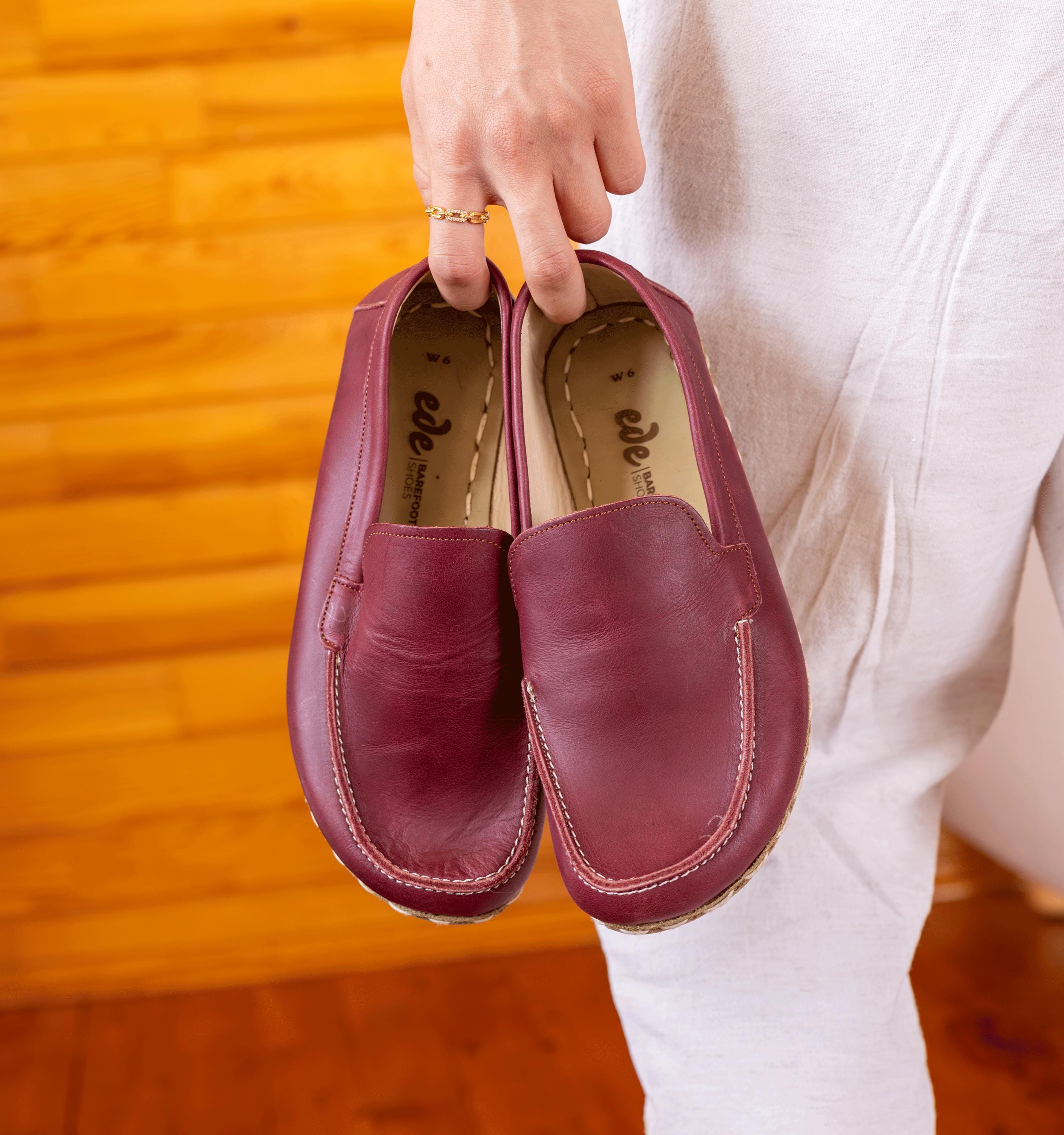 edebarefoot Burgundy ARF Series Women
