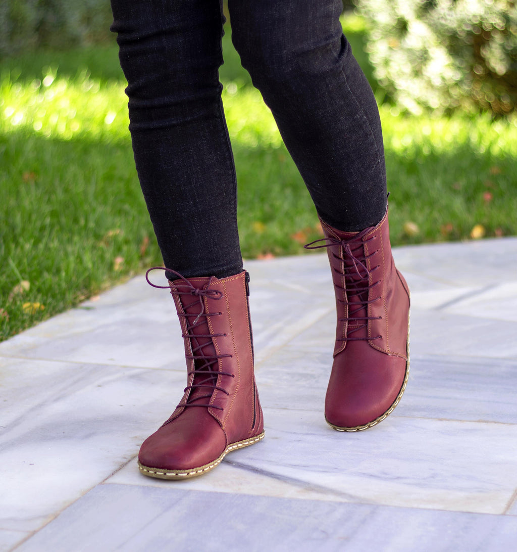 edebarefoot Burgundy CFR Series Women