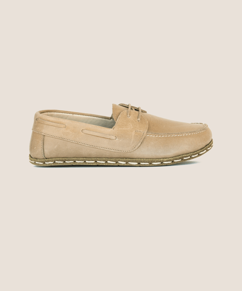 edebarefoot Men's Boat Shoe — Sand Crazy